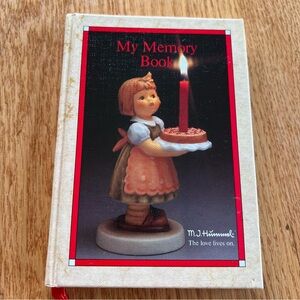Vintage 1986 Goebel M.J. Hummel "My Memory Book" Collector's Club Edition